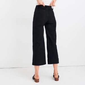 Madewell Sz 27 Emmett Wide-Leg Crops